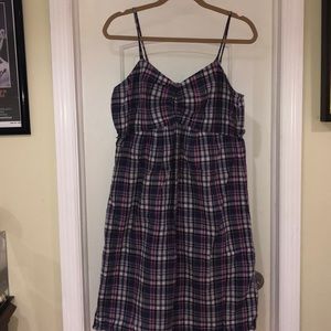 Motherhood Maternity Plaid Dress